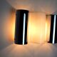 Vague wall lamp by Métalarte, Spain, 1970