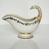 KPM Berlin porcelain sauce boat with tray | Early 19th century