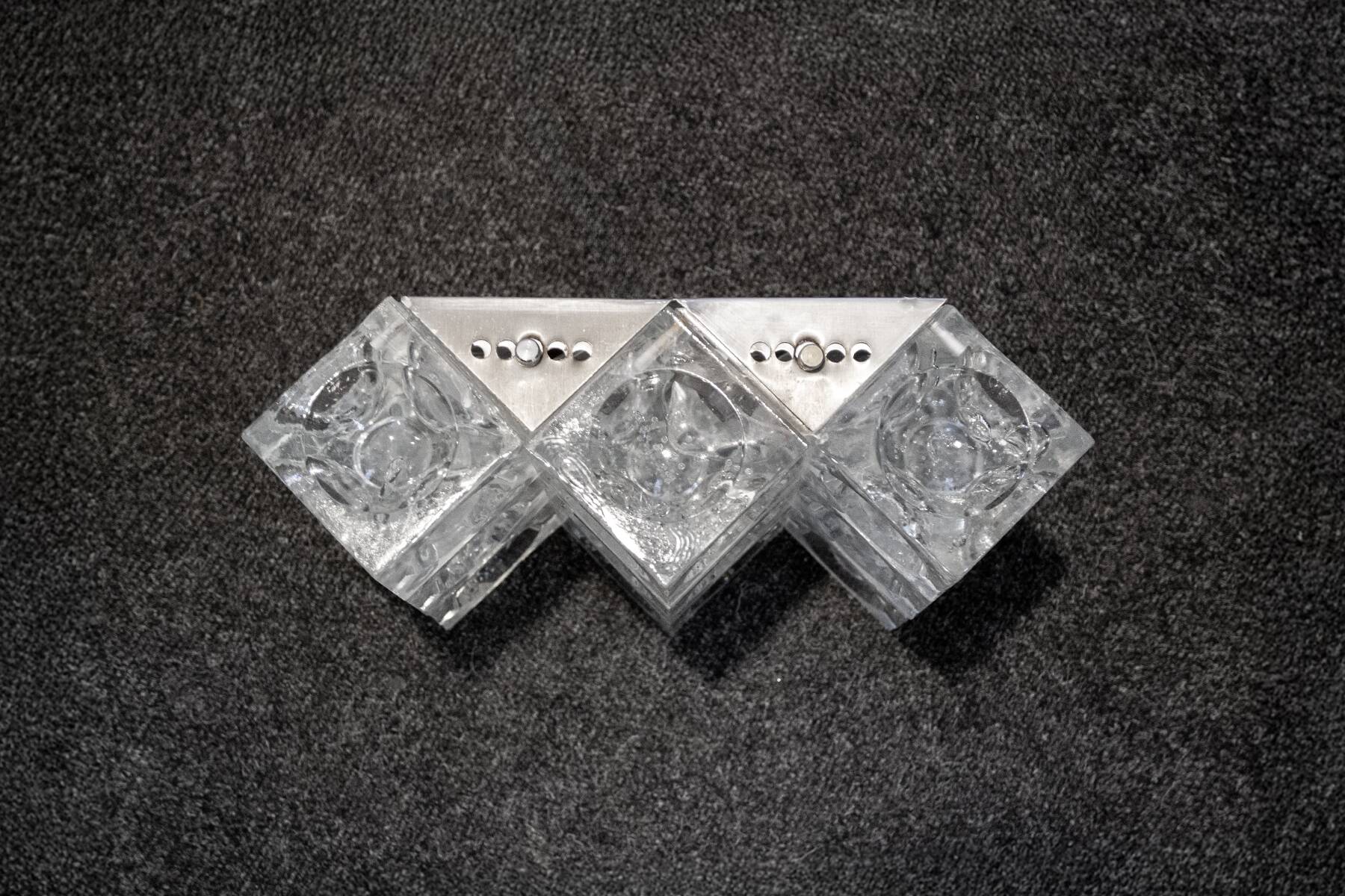 Applique in vetro di Murano Albano Poli per Poliarte anni ‘70