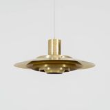 Early “P376” brass pendant light by Jørgen Kastholm & Preben Fabricius