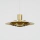 Première suspension en laiton « P376 » de Jørgen Kastholm & Preben Fabricius