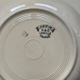 Set of 5 "Annie" Luneville eyelet plates.