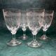 Verres à pied en cristal