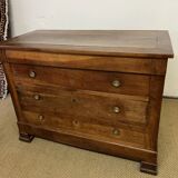 Louis Philippe wooden chest of drawers from the 19th century