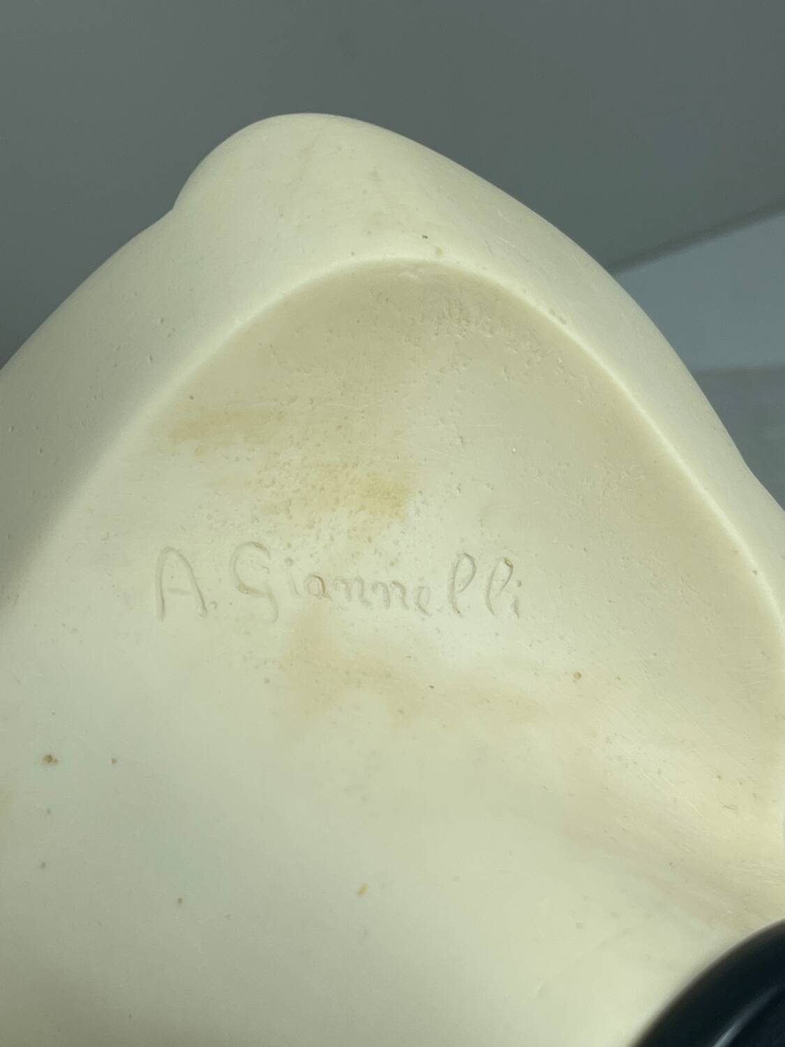 Resin bust of Wagner signed A. Giannelli Sculpture Year 60