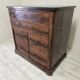Commode ancienne en acajou flammé de style louis philippe