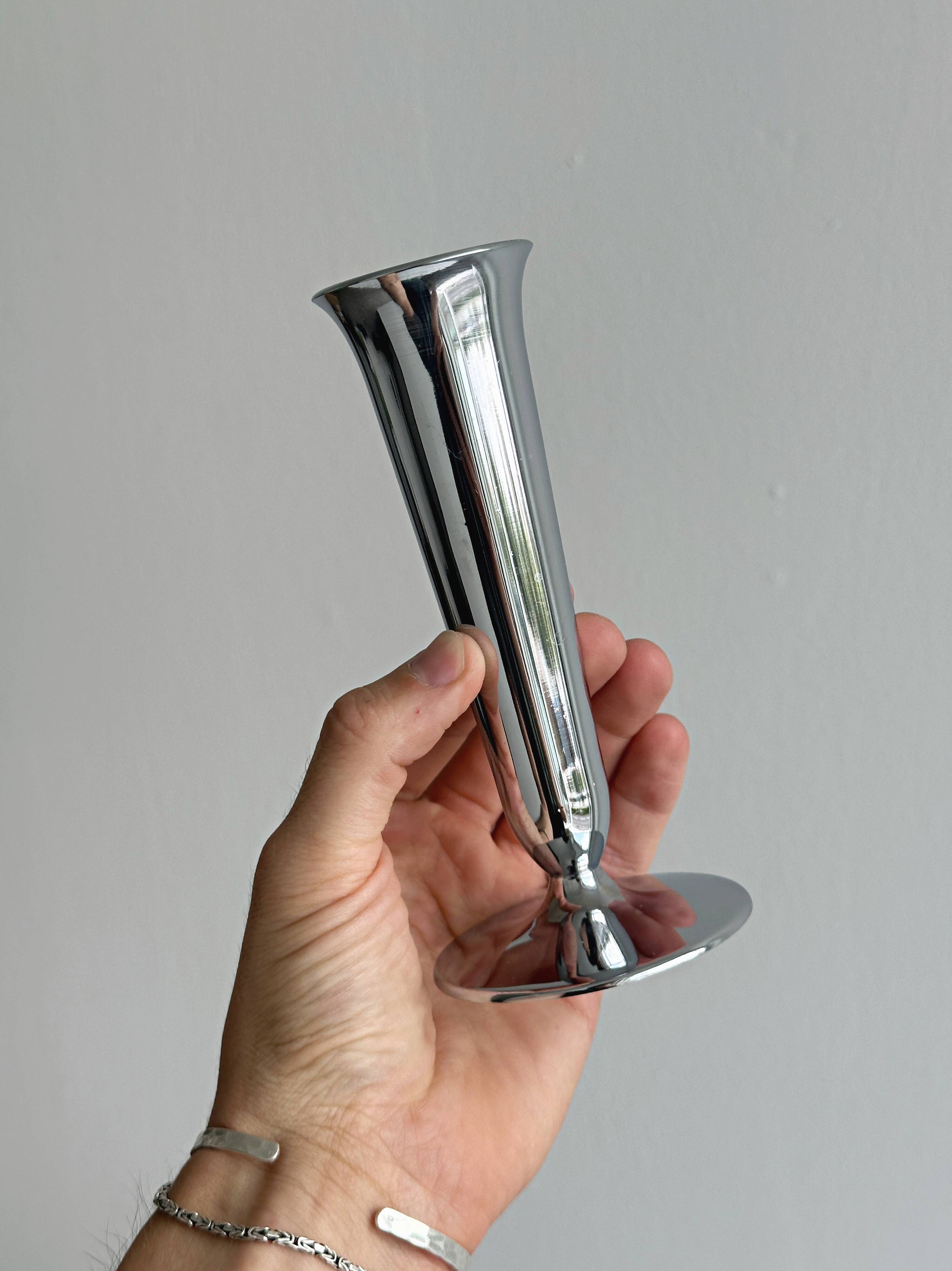 Polished mirror stainless steel soliflore