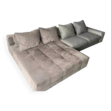 Lawrence composition sofa in two separable modules. Minotti sign LYON