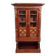 Rare Empire style mahogany and gilt bronze bookcase circa 1880