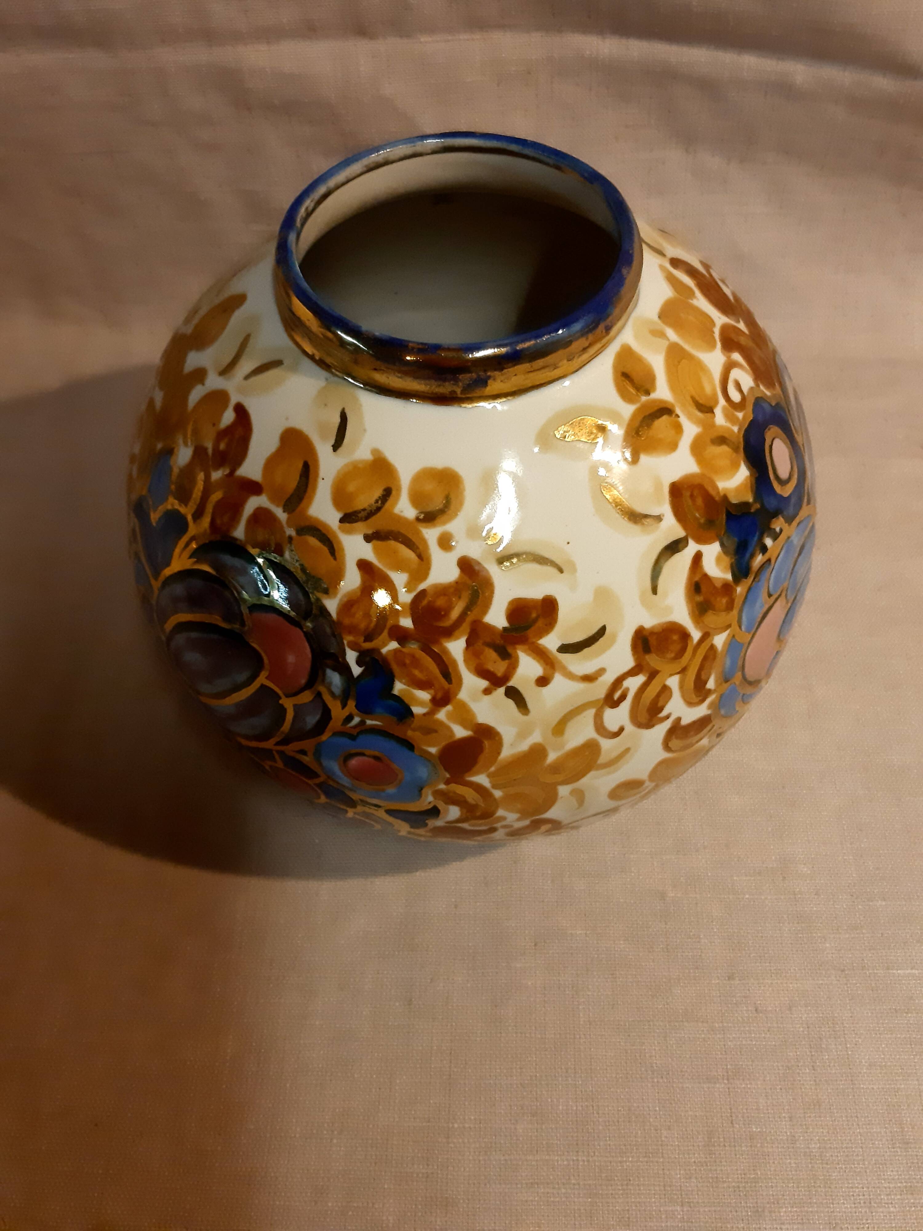 Ball vase Art Deco Alpho