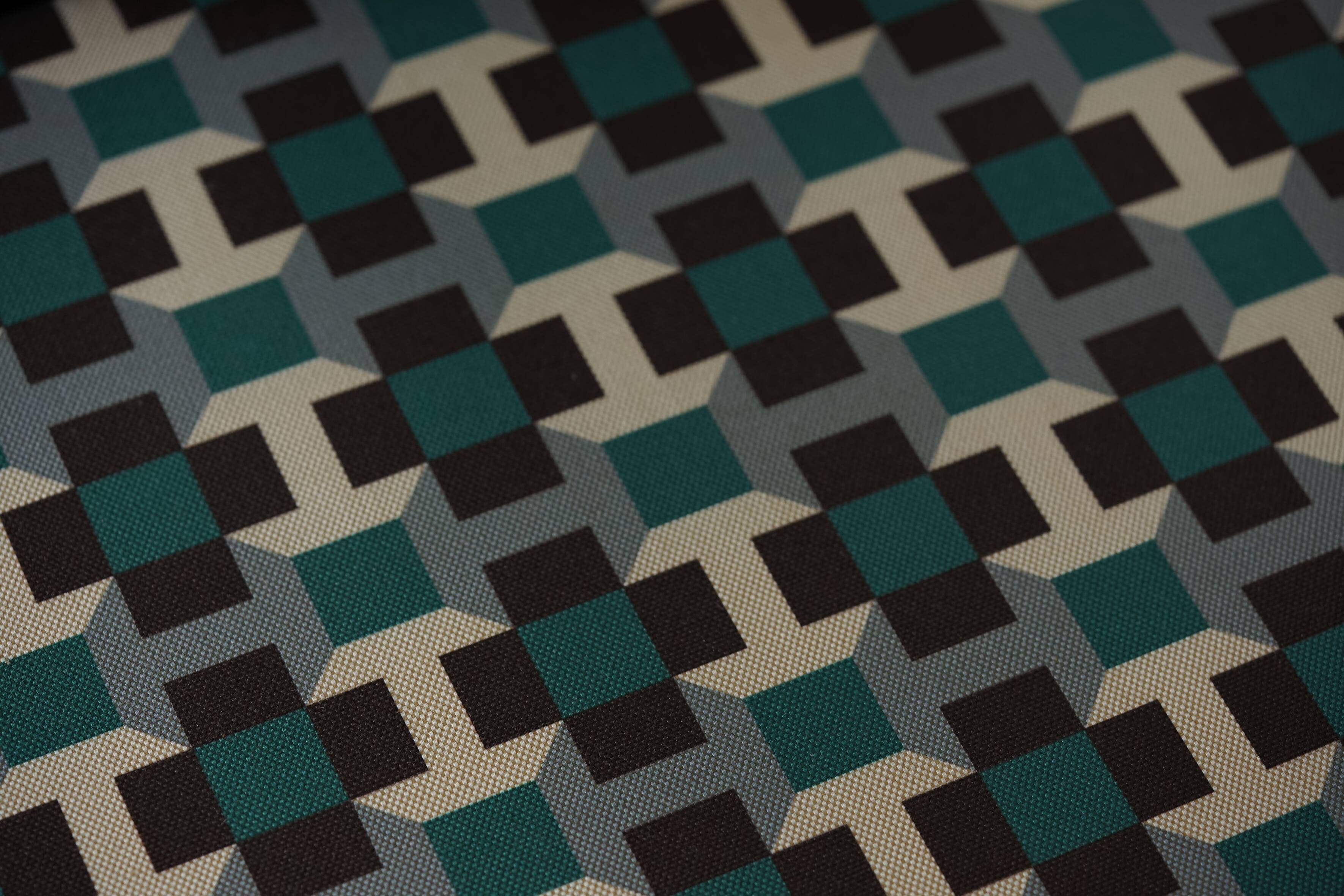 D51 Bauhaus Chair Upholstered in Hermès Fabric by Walter Gropius for Tecta