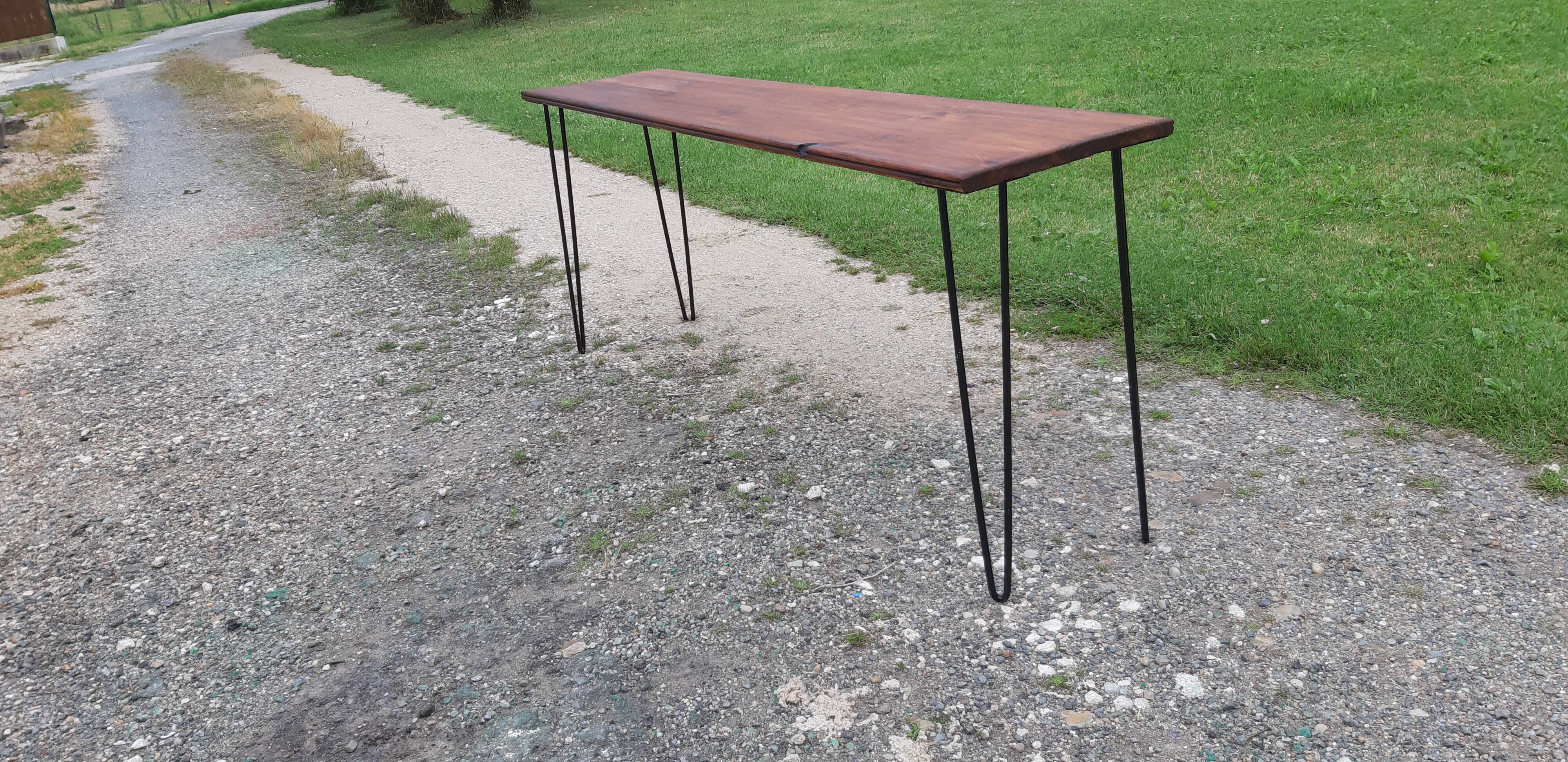 Industrial console feet compass iron