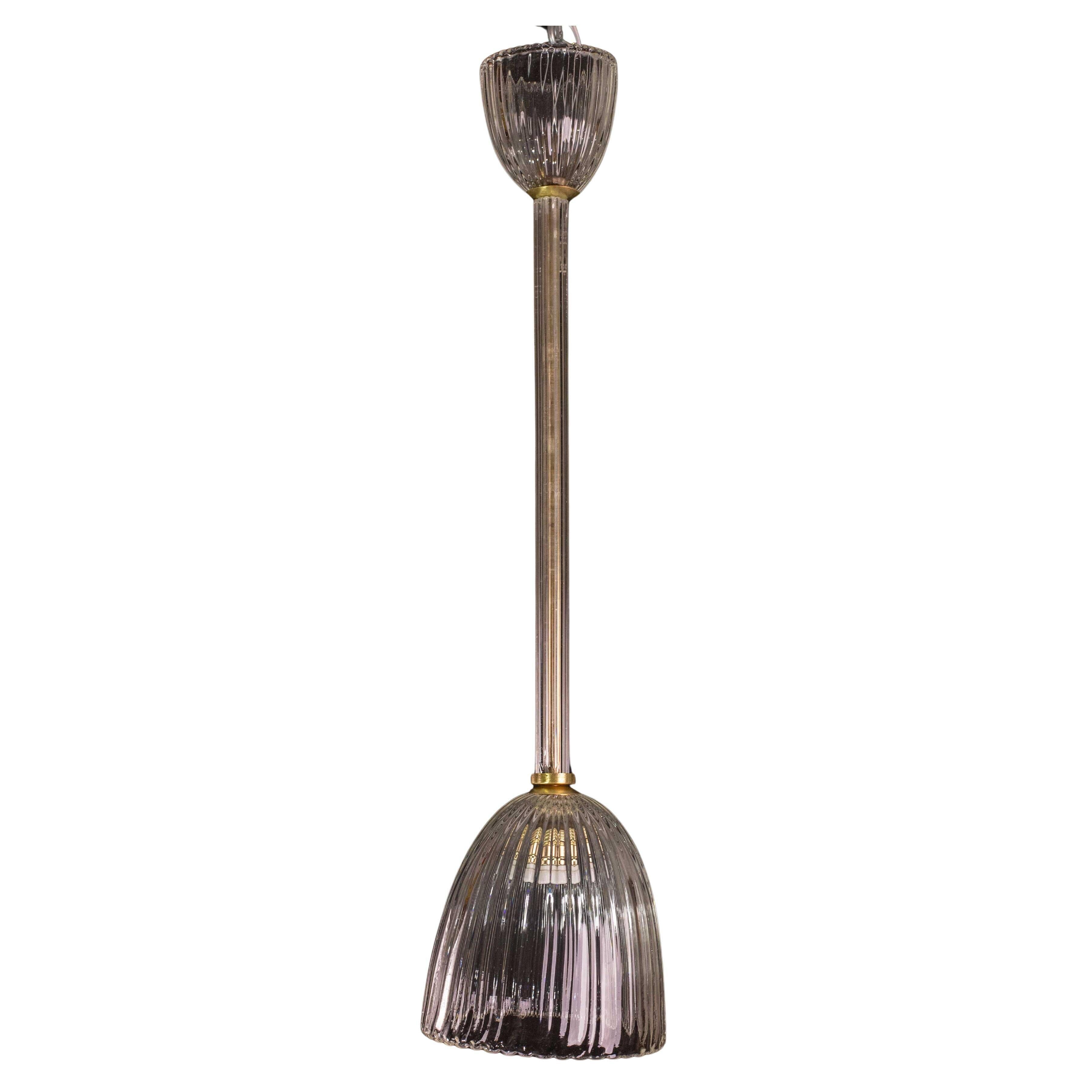 Art Deco Barovier e Toso pendant light, 1950