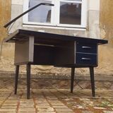 Strafor industrial metal desk, 1960s
