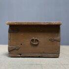Antique painted Swedish wooden chest