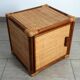 Small vintage rattan cube furniture