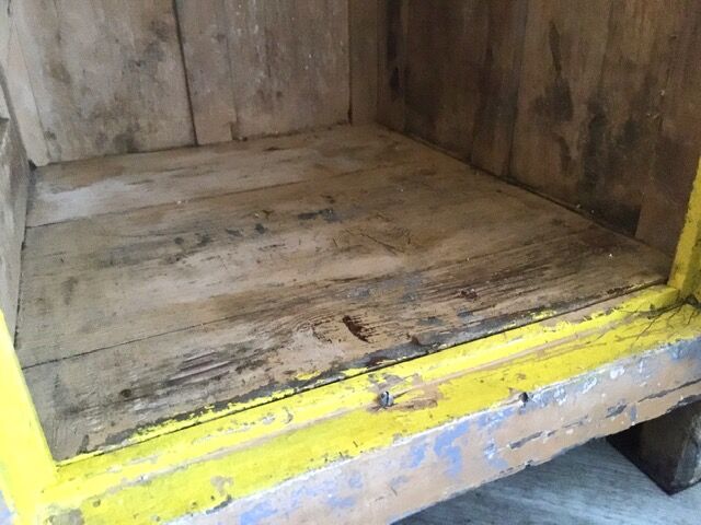 Old wooden cabinet 2 doors