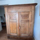 Oak wood closet