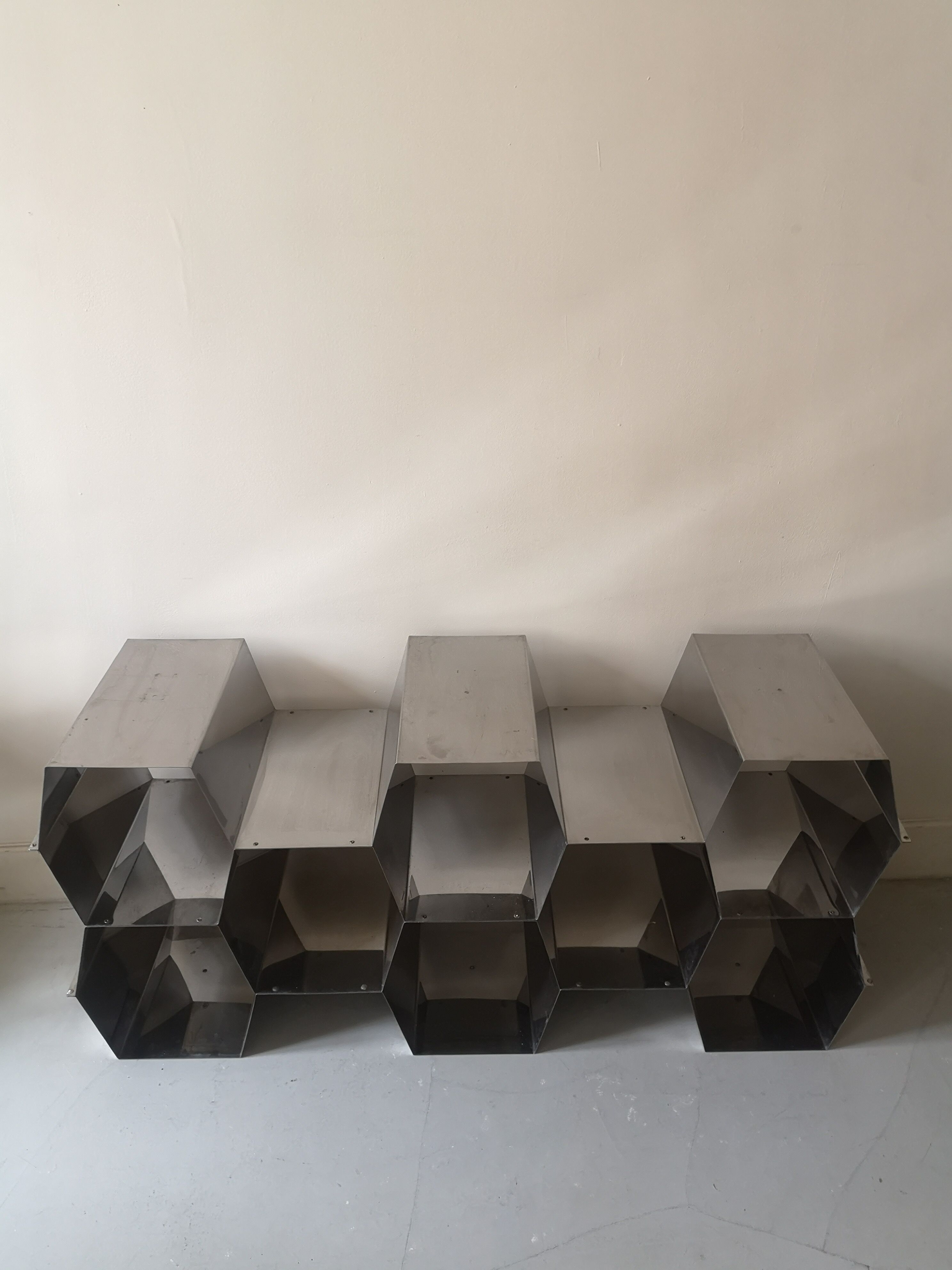 Metal floor library 1970