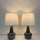 Pair of Søholm table lamps model 1051 by Einar Johansen, Soholm, Denmark, 1960.