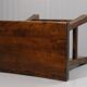 Vintage Orientalist Modernist Solid Wood Stool