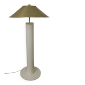 Floor Lamp with Brass Shade by Peter Preller for Tecta, 1980s