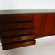 Suspended teak buffet from the 1970s.