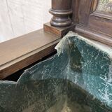 Vestiaire en chêne de la fin XIXème avec sa jardinière