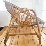 Rattan armchair