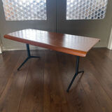 Teak and metal coffee table by Friso Kramer for Auping 1960s