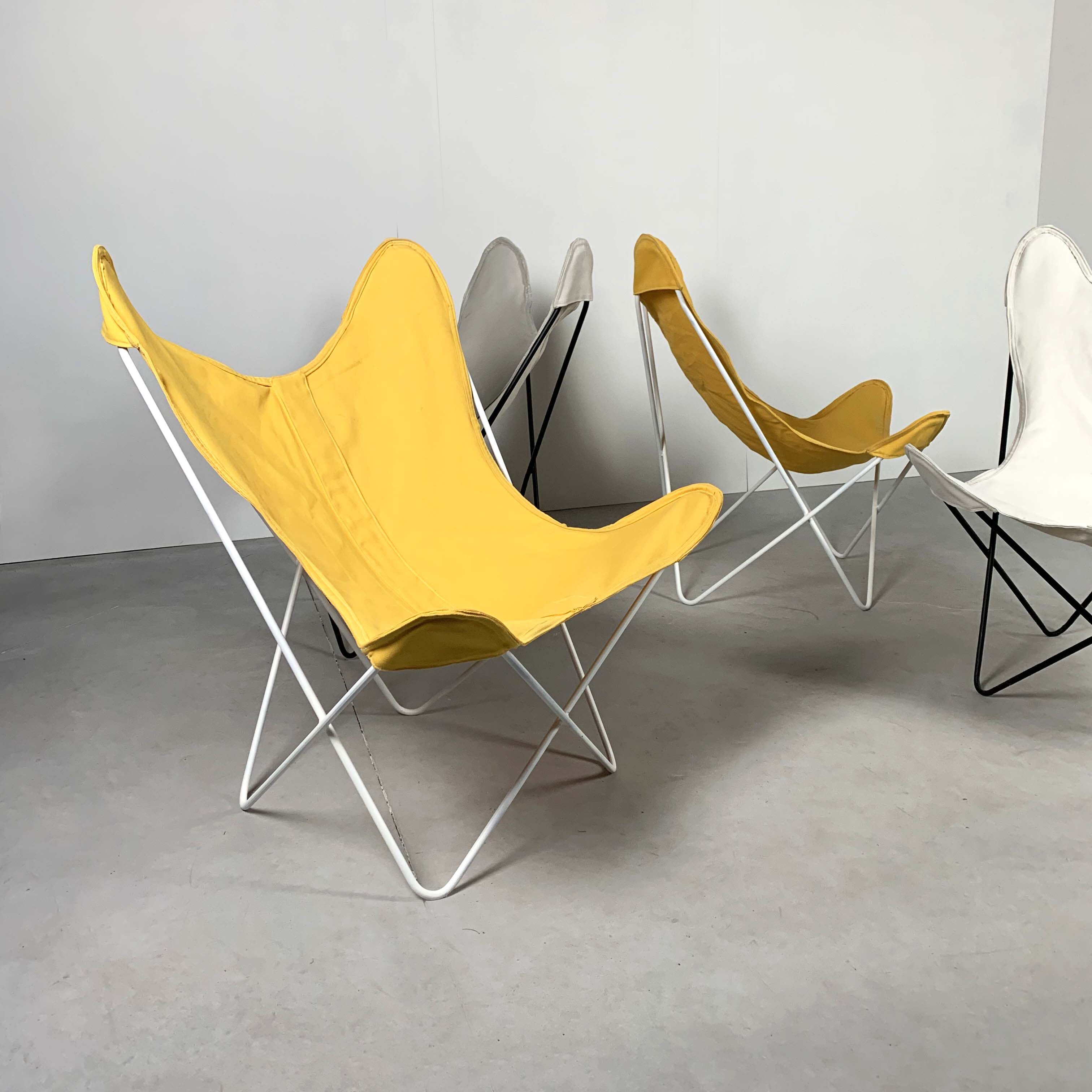 Butterfly, BKF armchairs by Jorge Ferrari Hardoy for Knoll, 1970