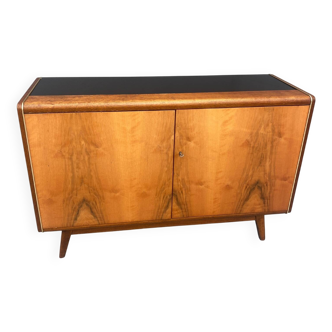 Buffet Jitona en verre opaxite, années 1960
