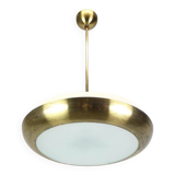Art Deco UFO chandelier by Josef Hůrka for Napako, 1930s
