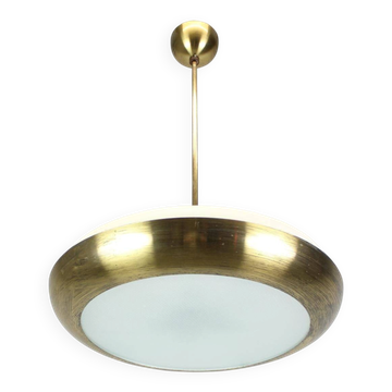 Lustre Art Déco UFO par Josef Hůrka pour Napako, années 1930