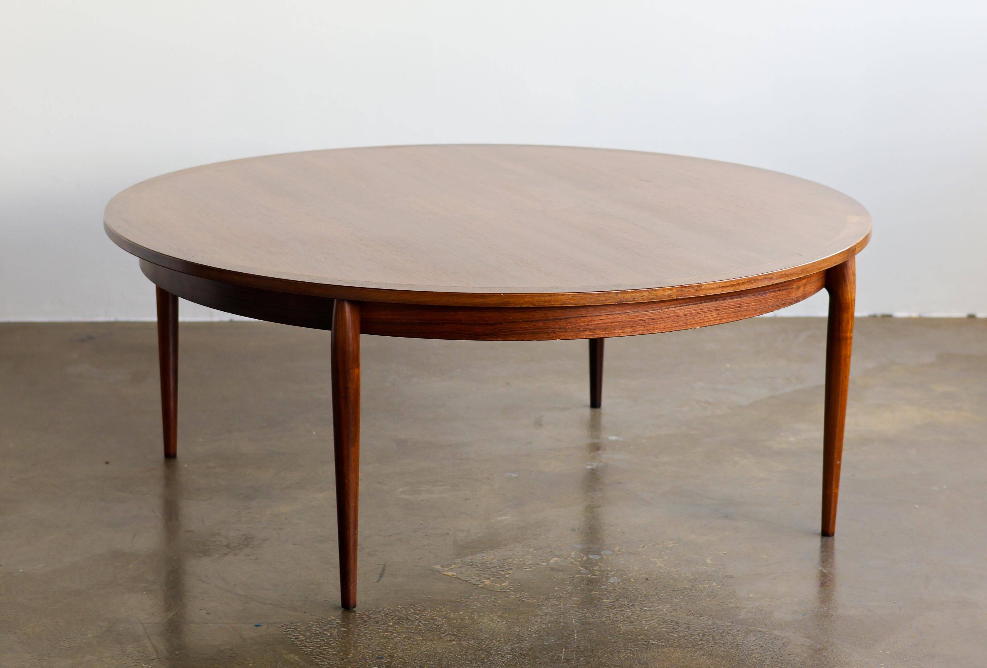 Sculptural coffee table in rosewood by Sven Ellekaer for AMBLER