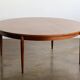 Sculptural coffee table in rosewood by Sven Ellekaer for AMBLER