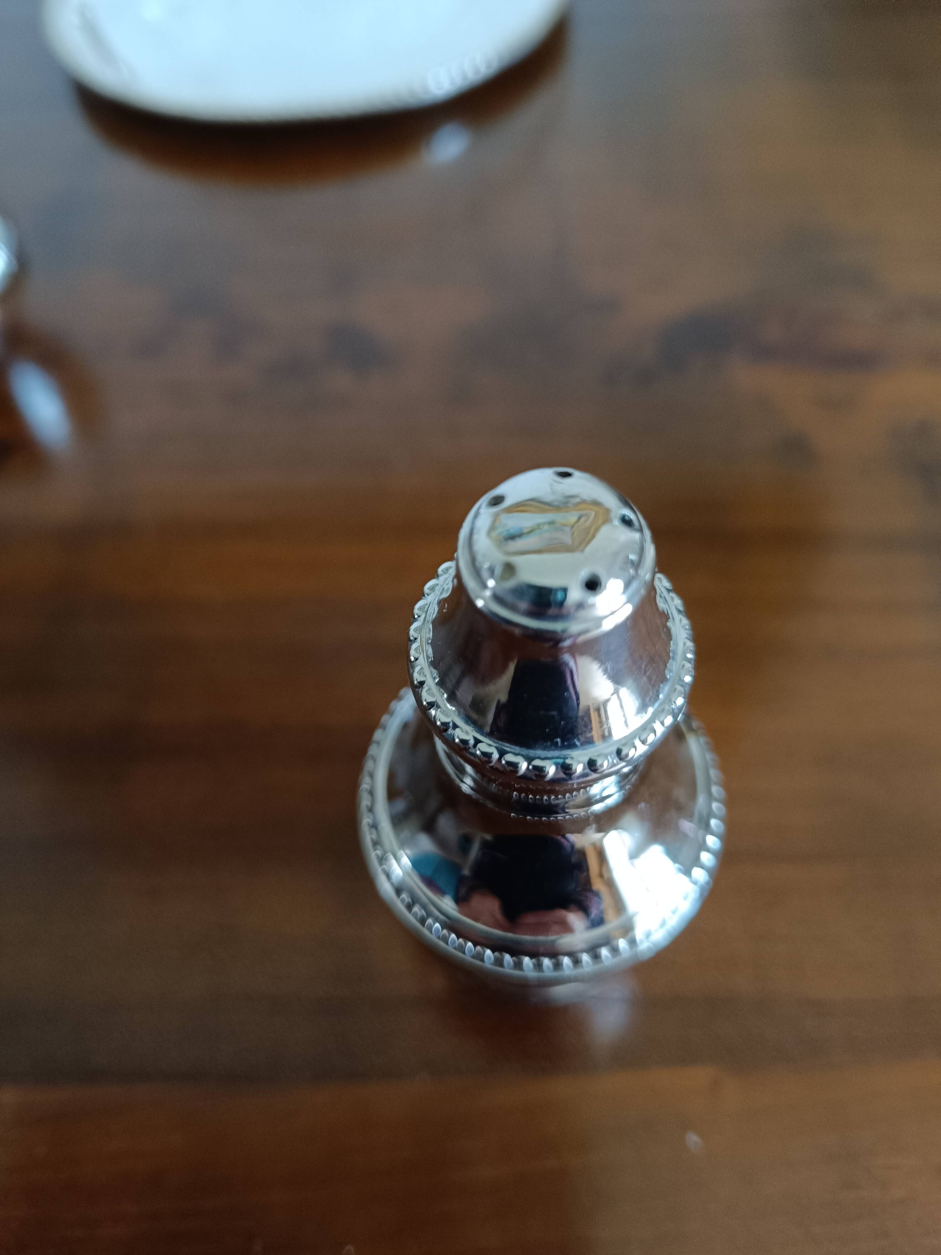 Silver-plated boiled egg set
