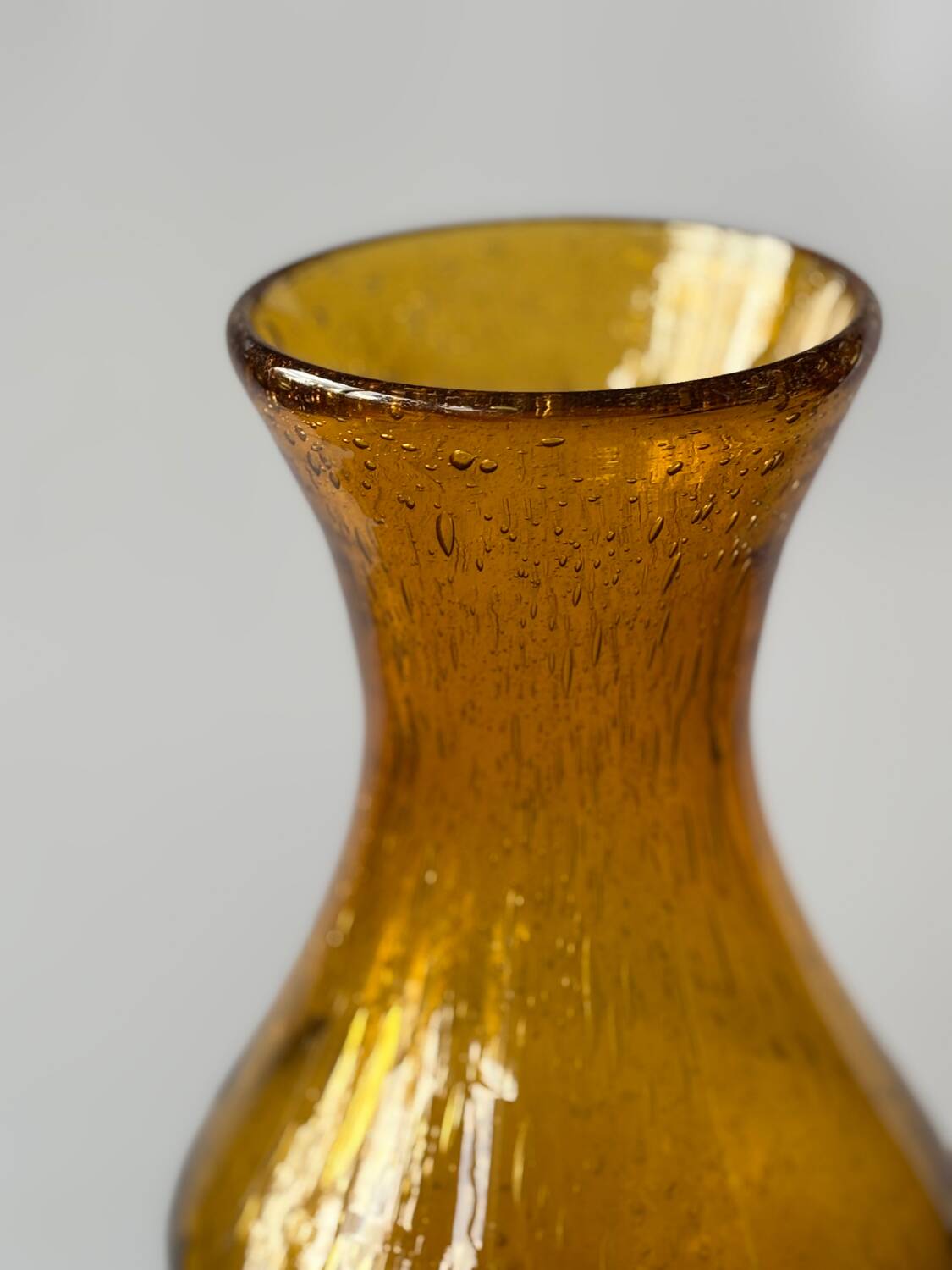 La Rochere bubble blown glass vase