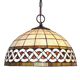 Tiffany pendant lamp white