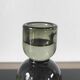 Bougeoir design en verre teinté