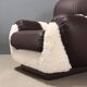 Pair of vintage armchairs in faux leather, foam, design, Italy, 1970s