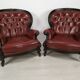 Salon Chesterfield burgundy