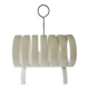 Opal Möbel white lacquered plywood magazine rack, 1960s
