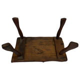 Vintage brutalist stool side table minimalistic