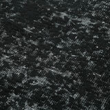 Handmade Vintage Turkish 1980s 160 cm x 250 cm Black Rug