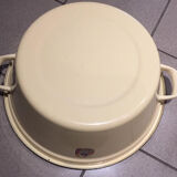 Japy enamelled old sheet basin