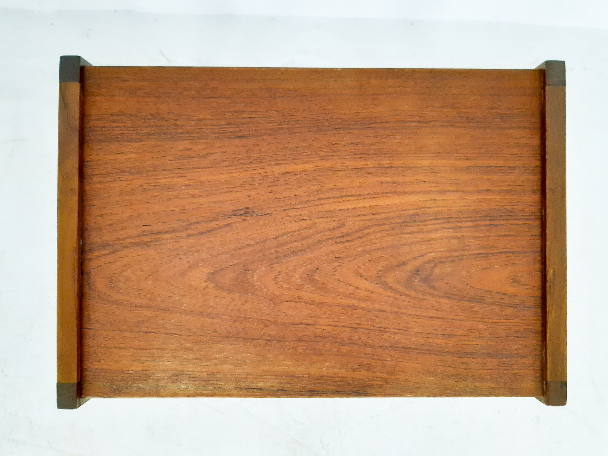 Mid-century teak nesting tables, The Netherlands 1950's