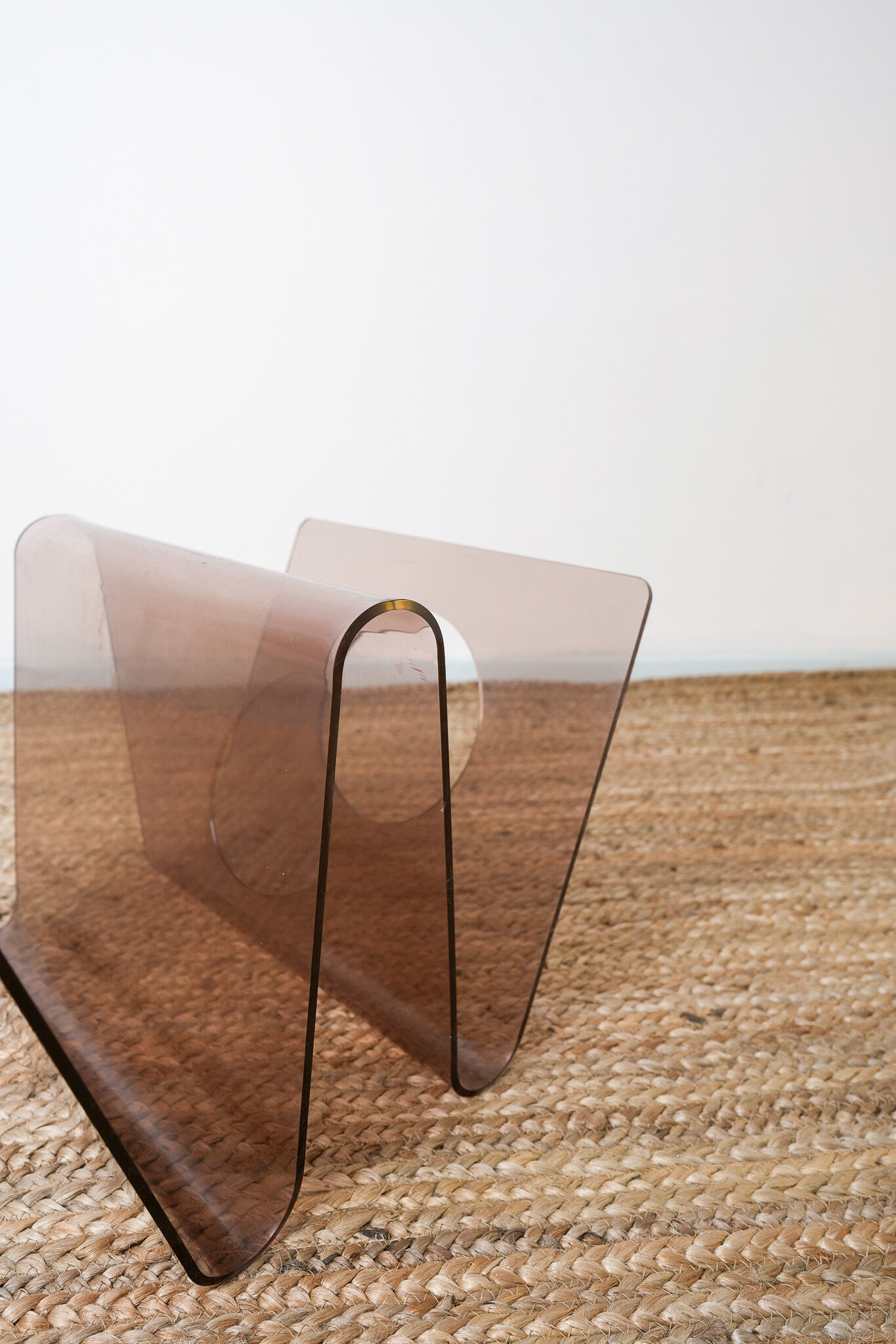 Plexiglas magazine holder Michel Dumas