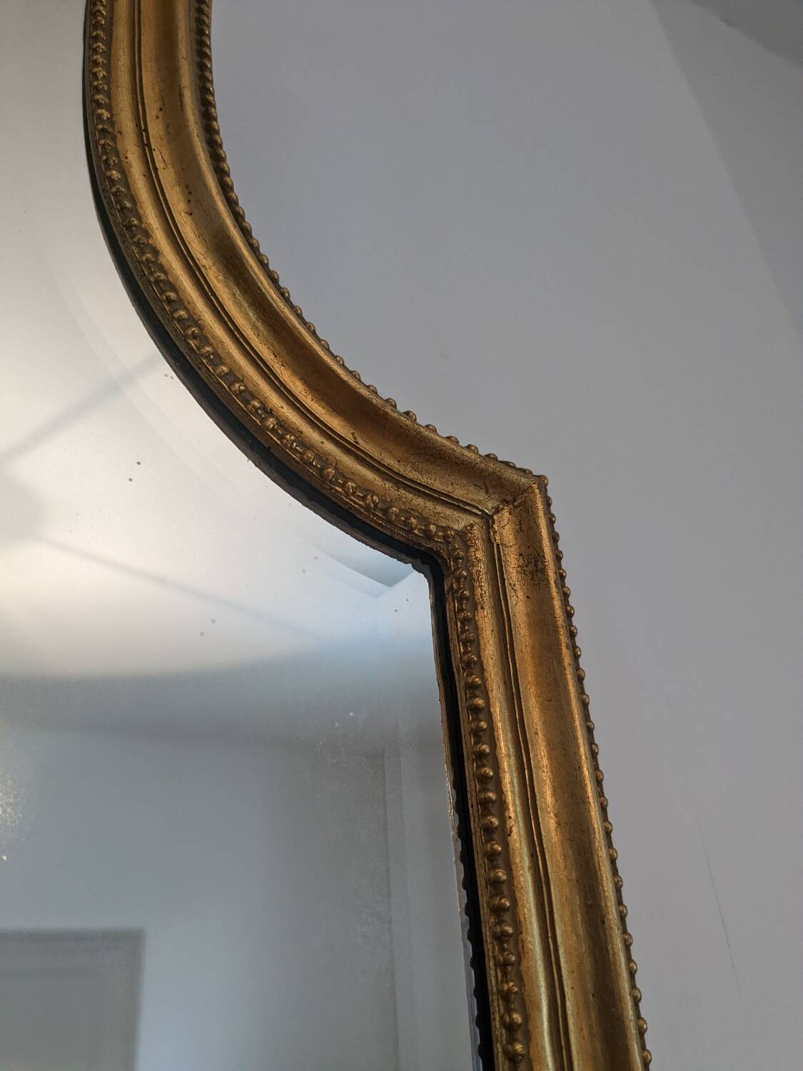 Old policeman's hat mirror