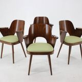 1960s Set of Four Oswald Haerdtl Dining Chairs, Czechoslovakia